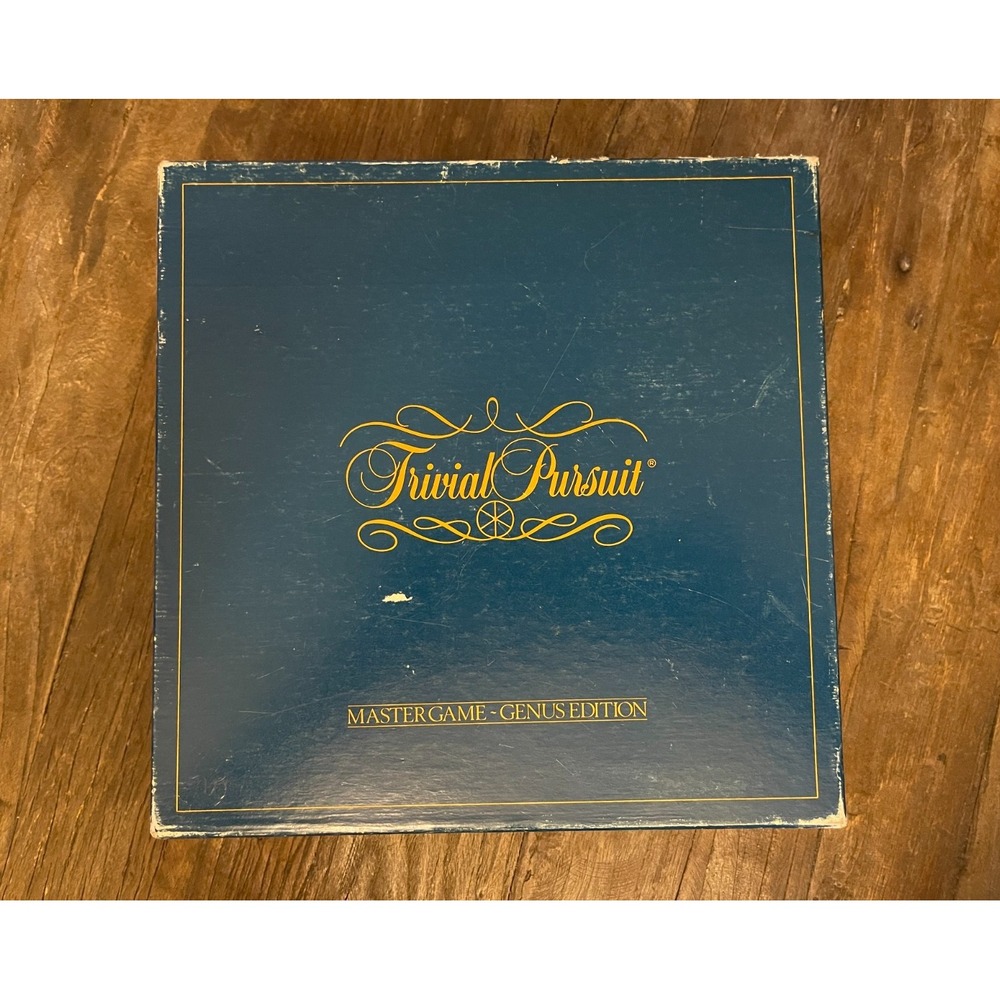 Vintage 1981 Trivial Pursuit Master Game-Genus Edition-Preowned‎
